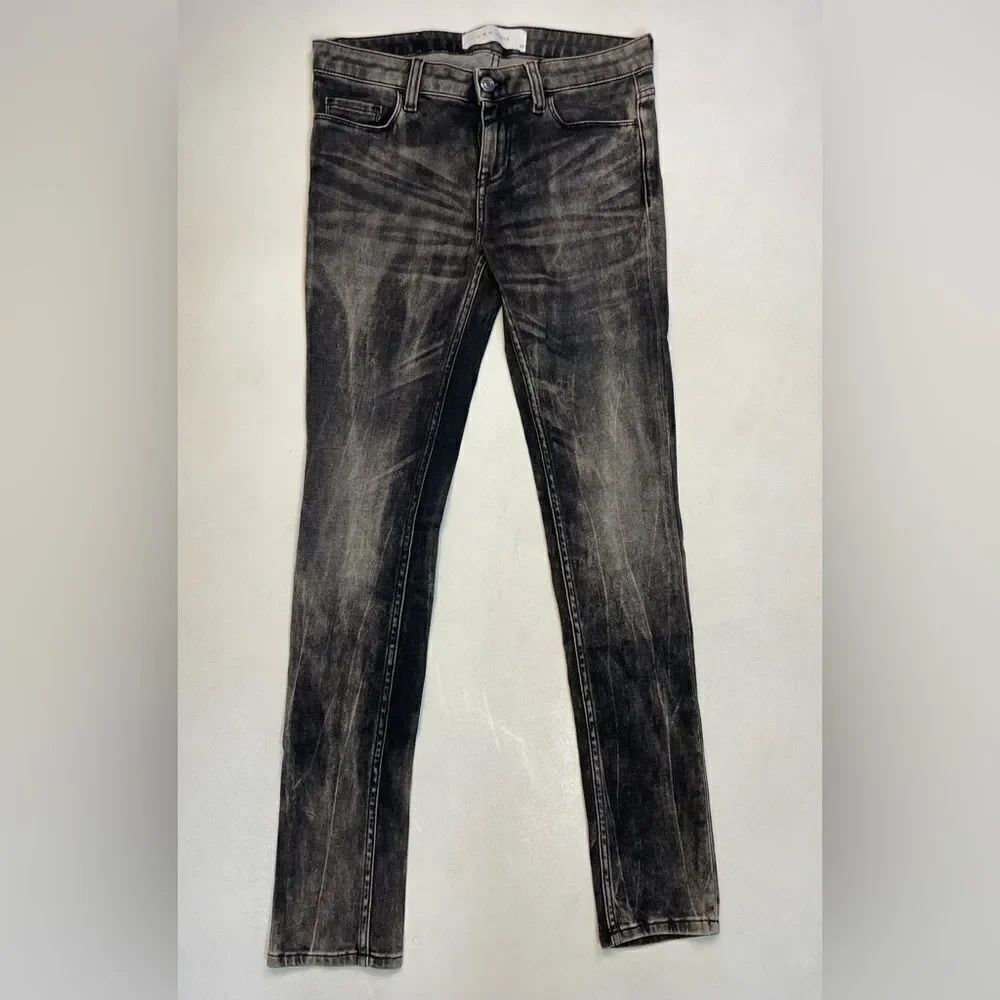 IRO Mid-Rise Skinny Leg Denim Jeans Women 27 Black